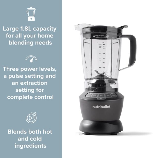 Nutribullet 02147 Blender Combo - Dark Grey