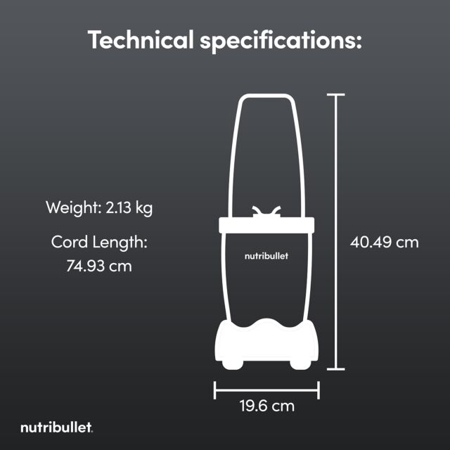 Nutribullet 2775 McLaren Portable Blender in Grey
