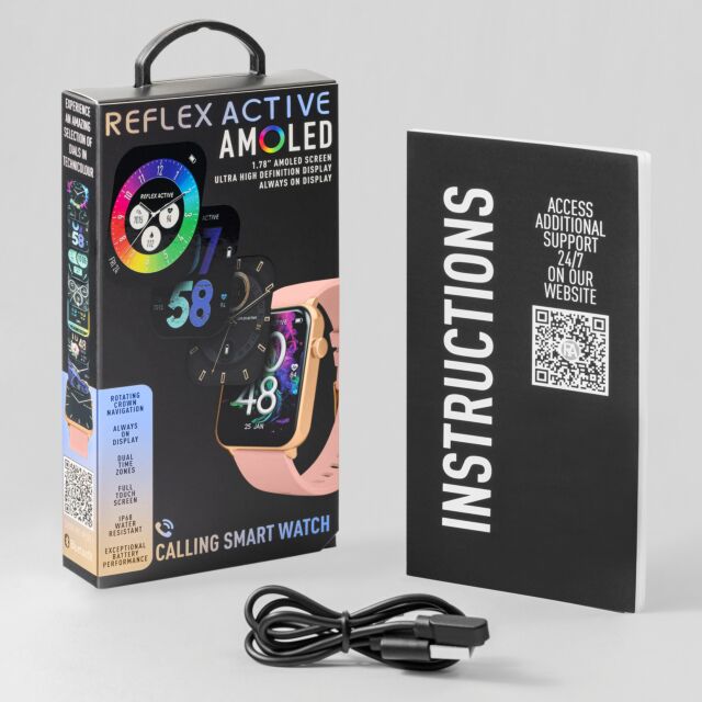 Reflex Active RA30-2188 Amoled Series 30 Smart Watch - Nude