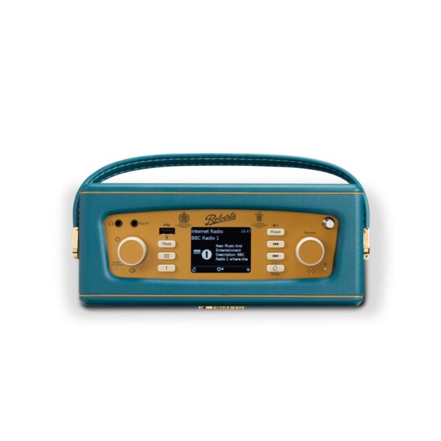 Roberts Radio ISTREAM3 Retro Wifi DAB Radio Teal Blue