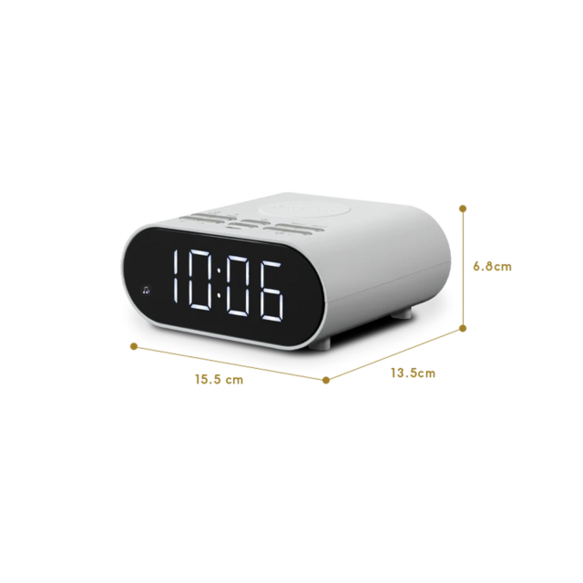 Roberts Radio ORT-CHARGEDW  CHARGEDW Clock Radio - White