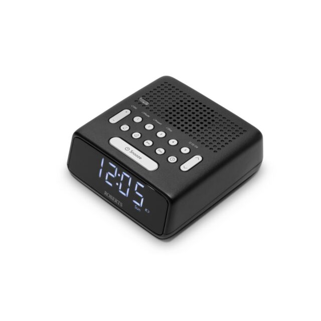 Roberts Radio ORTUSFMBK Clock Radio- Black