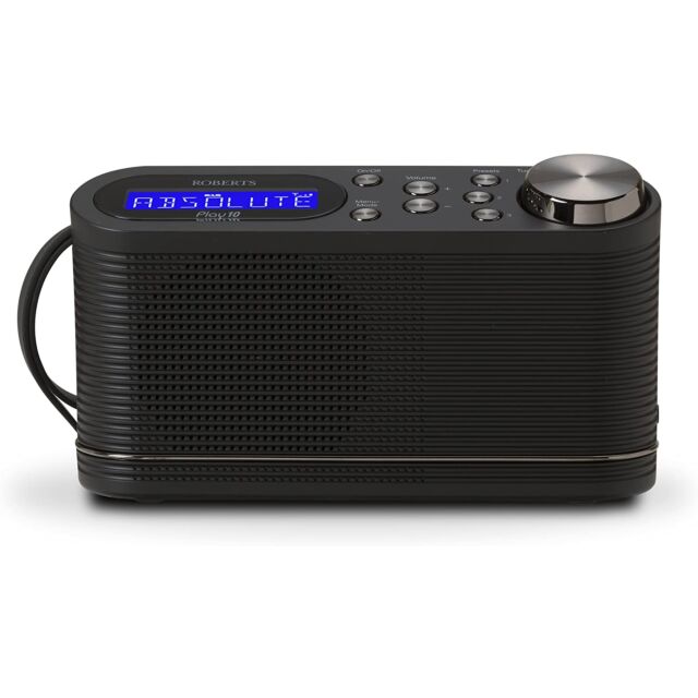 Roberts PLAY10B Digital Portable Radio Black