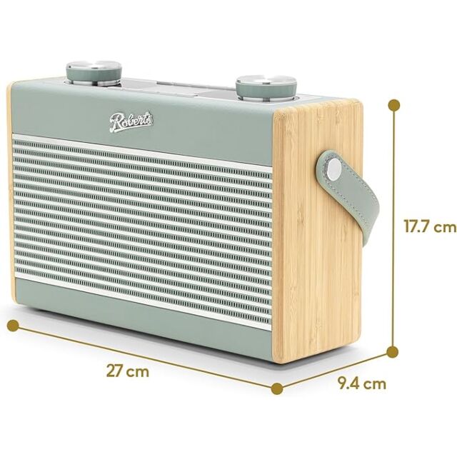 Roberts Radio Rambler Max DAB/DAB+/FM RDS/Internet Smart Radio with Bluetooth - Duck Egg