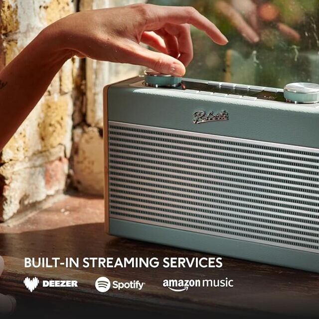 Roberts Radio Rambler Max DAB/DAB+/FM RDS/Internet Smart Radio with Bluetooth - Duck Egg