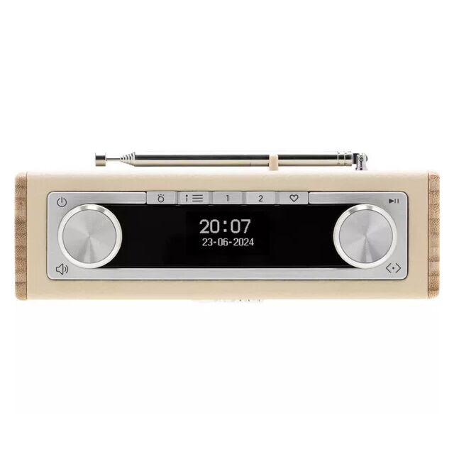 Roberts Radio Rambler Uno DAB/DAB+/FM RDS Radio with Bluetooth - Pastel Cream