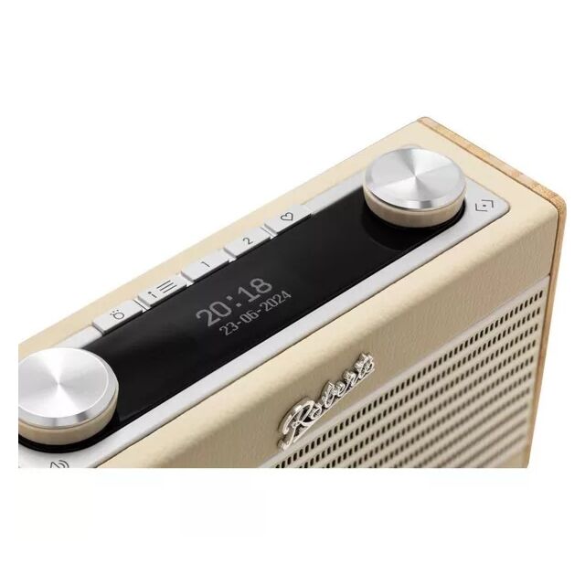 Roberts Radio Rambler Uno DAB/DAB+/FM RDS Radio with Bluetooth - Pastel Cream