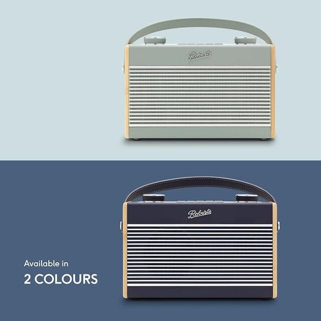 Roberts Radio Rambler Classic DAB/DAB+/FM RDS Radio with Bluetooth - Navy Blue