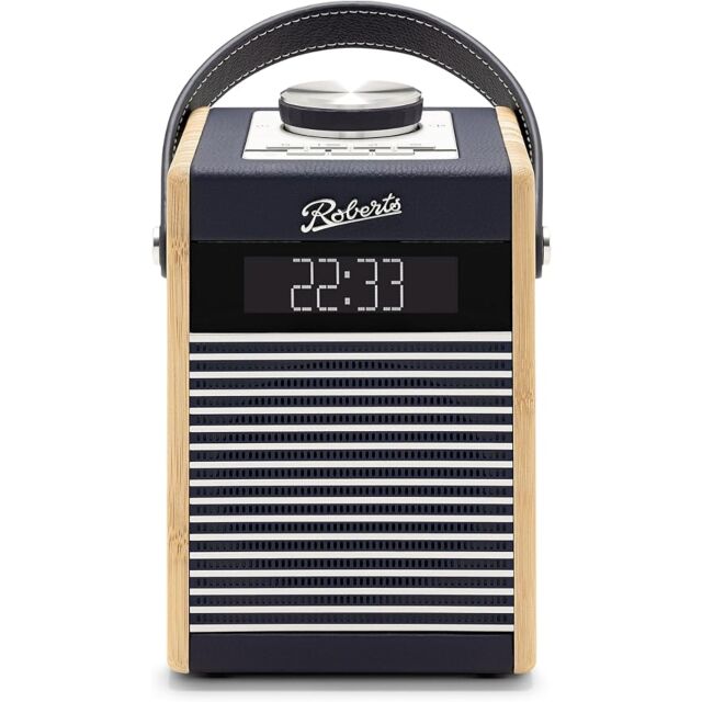 Roberts Radio Rambler Midi DAB/DAB+/FM RDS Radio with Bluetooth - Navy Blue