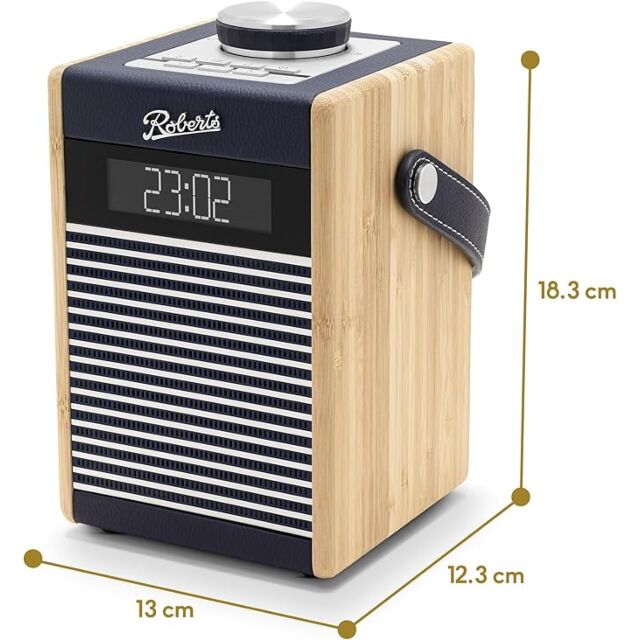 Roberts Radio Rambler Midi DAB/DAB+/FM RDS Radio with Bluetooth - Navy Blue