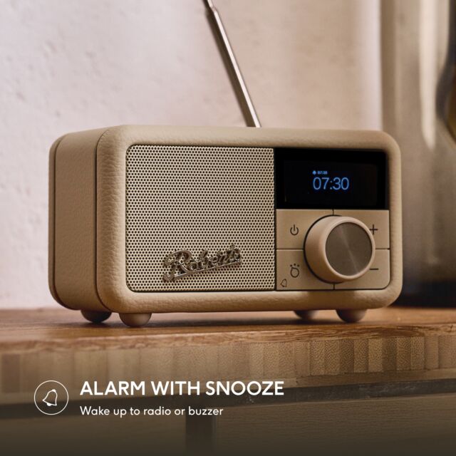 Roberts Radio REV-PETITE2PC DAB+/DAB/FM RDS Radio - Pastel Cream