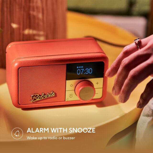 Roberts Radio REV-PETITE2PO DAB+/DAB/FM RDS Radio - Pop Orange