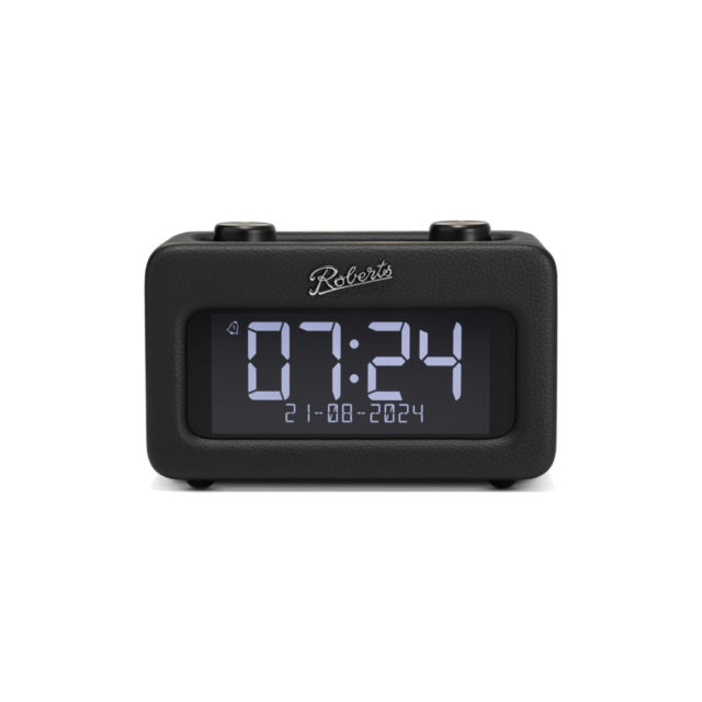 Roberts Radio Revival styled DAB+/FM bedside radio with Bluetooth with Alarms - Black