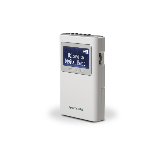 Roberts Radio SPORTSDAB5 Wireless DAB and FM Radio - White