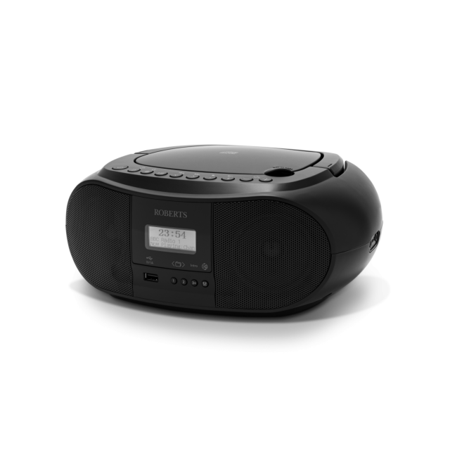 Roberts Radio ZOOMBOX4BK Portable Boombox - Black