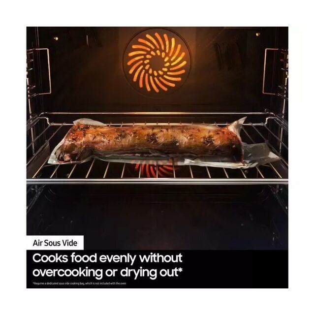 Samsung NV7B45305AK/U4 59.5cm Built In Electric Single Oven - Black Glass