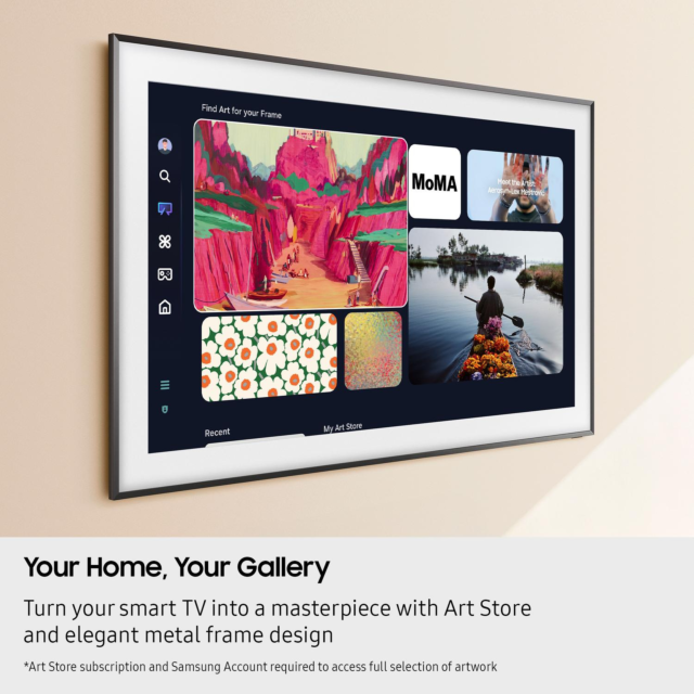 Samsung QE50LS03FAUXXU 50inch 4K The Frame QLED Art Mode Smart TV 