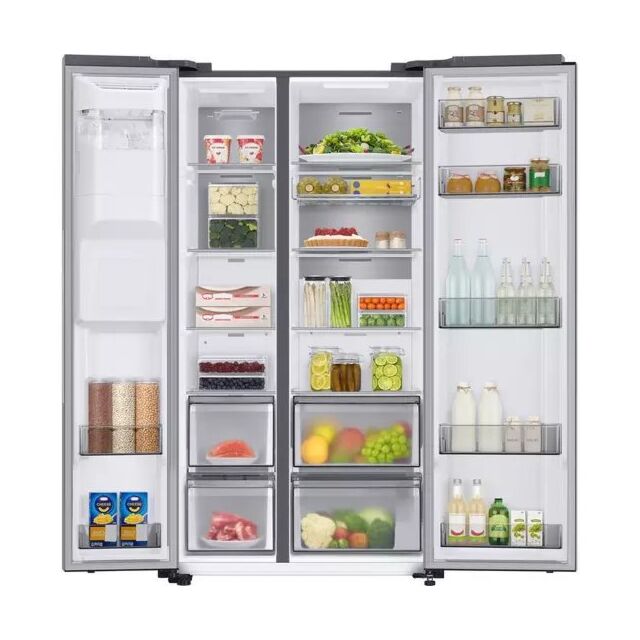 Samsung RS68A884CSL/EU 91.2cm No Frost American Style Fridge Freezer - Aluminium Aluminium
