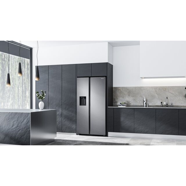 Samsung RS68A884CSL/EU 91.2cm No Frost American Style Fridge Freezer - Aluminium Aluminium