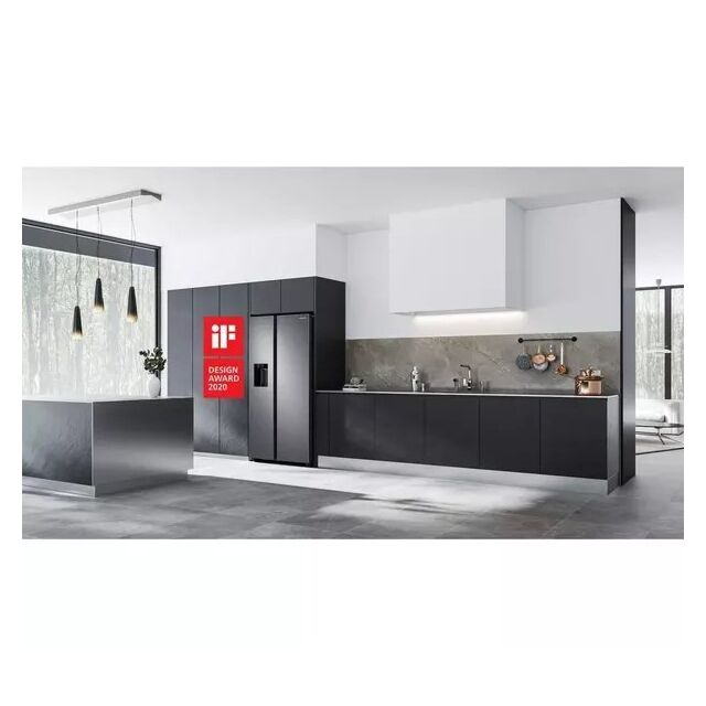 Samsung RS68A884CSL/EU 91.2cm No Frost American Style Fridge Freezer - Aluminium Aluminium