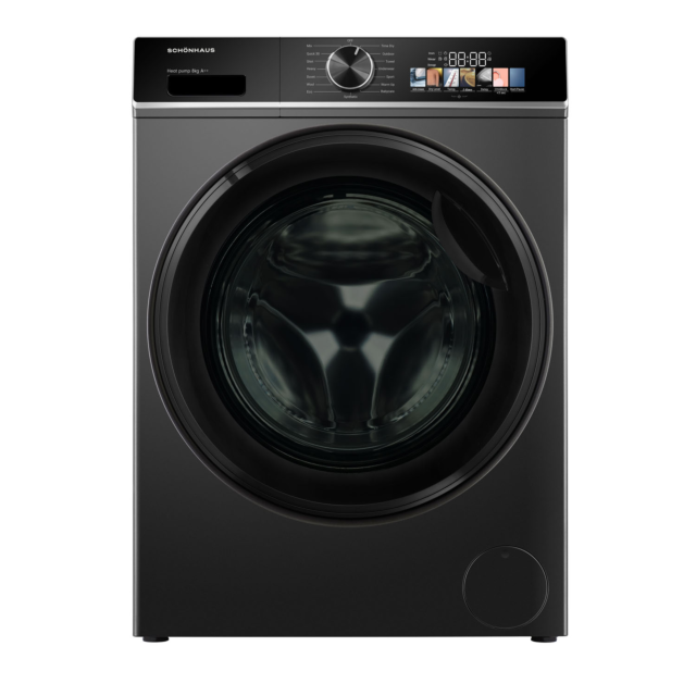 Schonhaus TDSHF018A3G 8Kg Heatpump Tumble Dryer - Graphite