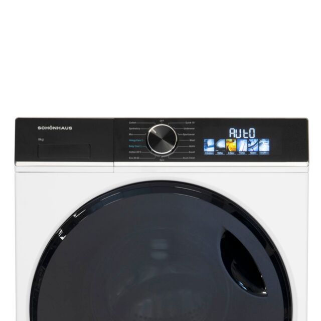 Schonhaus WMSF01814AW 8Kg 1400 Spin Washing Machine White