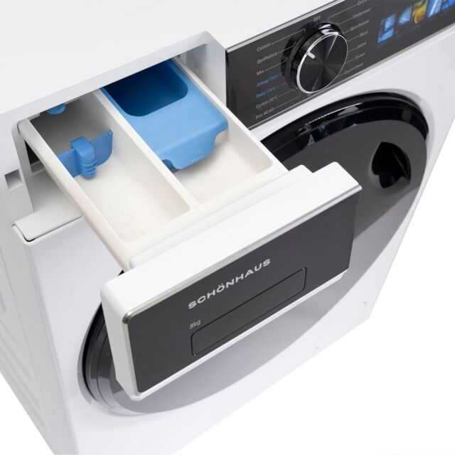 Schonhaus WMSF01814AW 8Kg 1400 Spin Washing Machine White