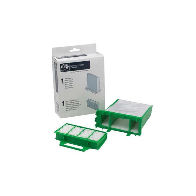 Sebo 6696ER Microfilter Box K - Contains 1 Microfilter and 1 Micro-Hygiene-Filter 