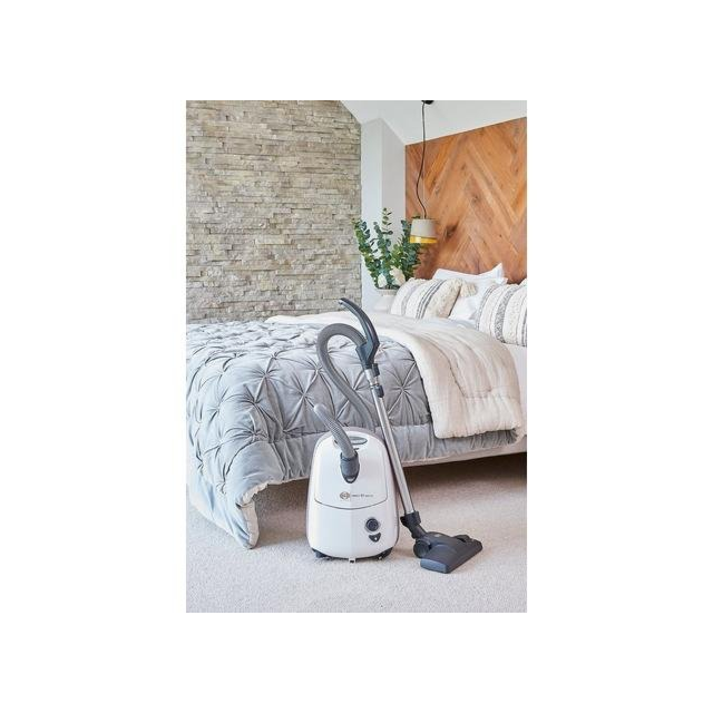 Sebo 92621CI Airbelt E1 Arctic Cylinder Vacuum Cleaner - White