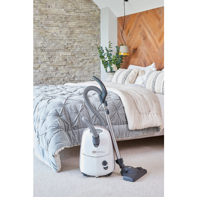 Sebo 92621CI Airbelt E1 Arctic Cylinder Vacuum Cleaner - White