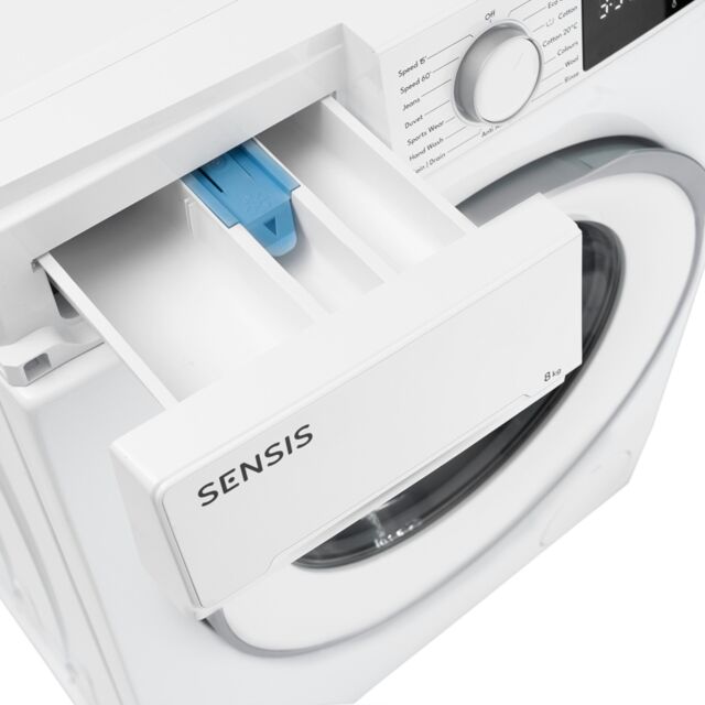 Sensis WMF01814AW 8Kg 1400 Spin Washing Machine White