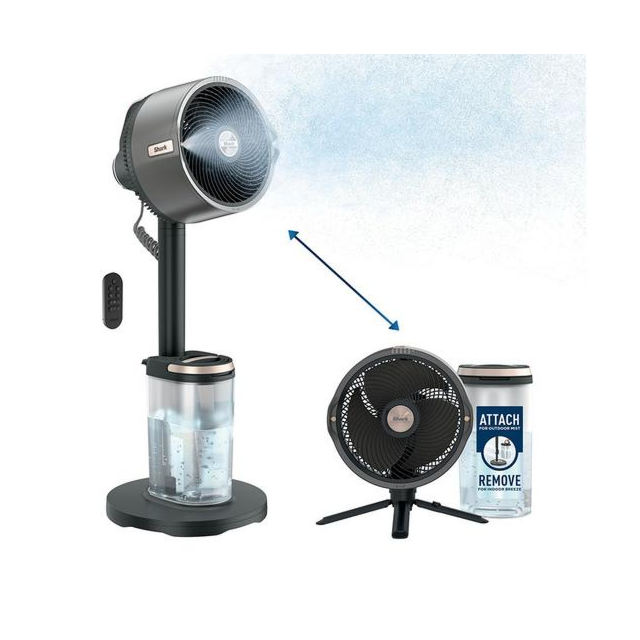 Shark FA300UK 307FA300UK Shark FlexBreeze Pro Mist Indoor & Outdoor Fan & Outdoor Misting System - D