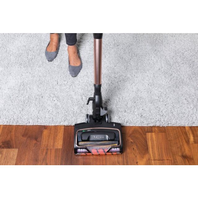 Shark HZ500UKT Anti Hair Wrap Corded Stick Vacuum Cleaner with Flexology + TruePet - Rose Gold Rose