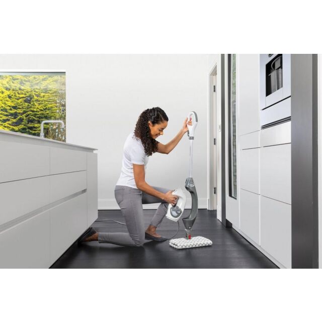 Shark S6005UK Floor + Handheld Steam Cleaner Steel Grey