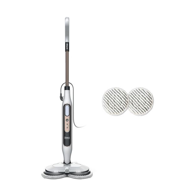 Shark S8201UK Steam & Scrub Automatic Steam Mop with Steam Blaster - White 