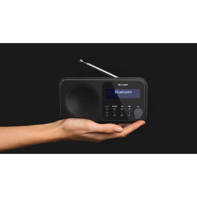 Sharp DR-P420 BK DR-P420(BK) Wireless DAB Radio - Black 