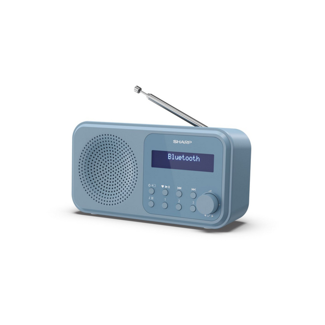 Sharp DR-P420BL Portable Digital Radio - Blue 