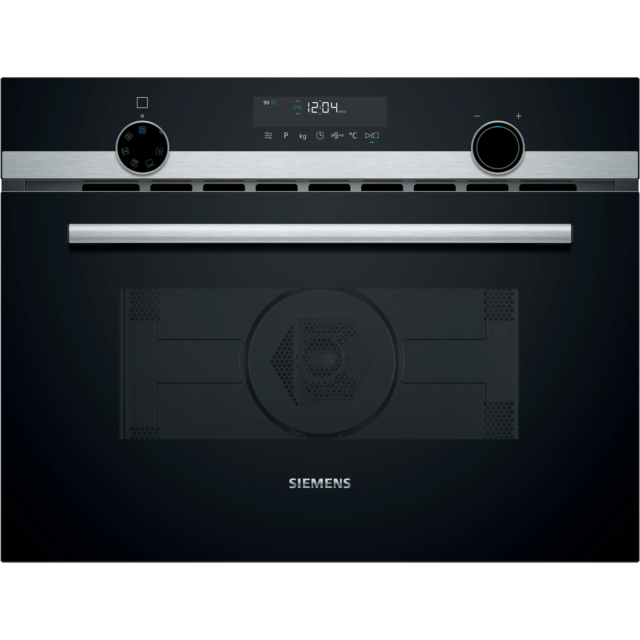 Siemens CM585AGS1B Compact45 Microwave Combination Oven - iQ500 - LCD lightControl, 3 functions, Mic