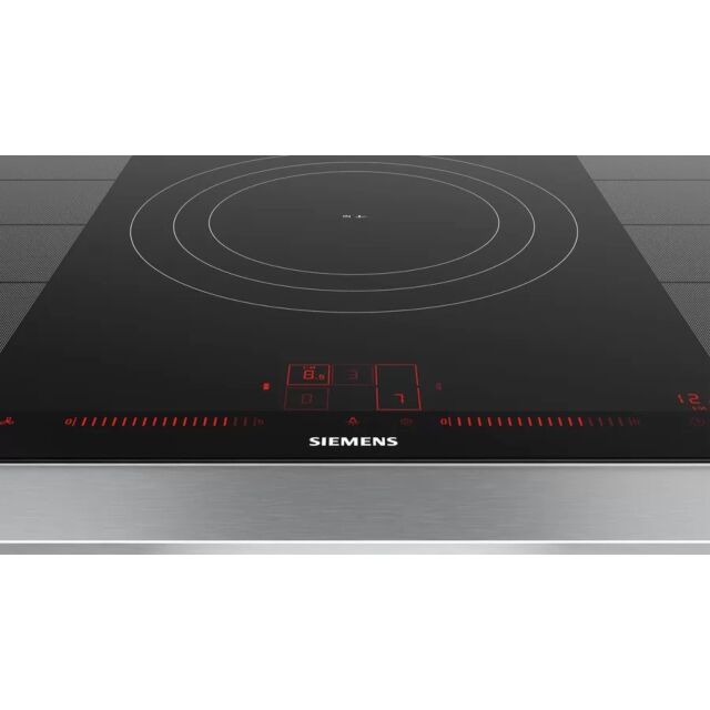 Siemens EX975LVV1E IQ700 90cm Induction Hob Black glass