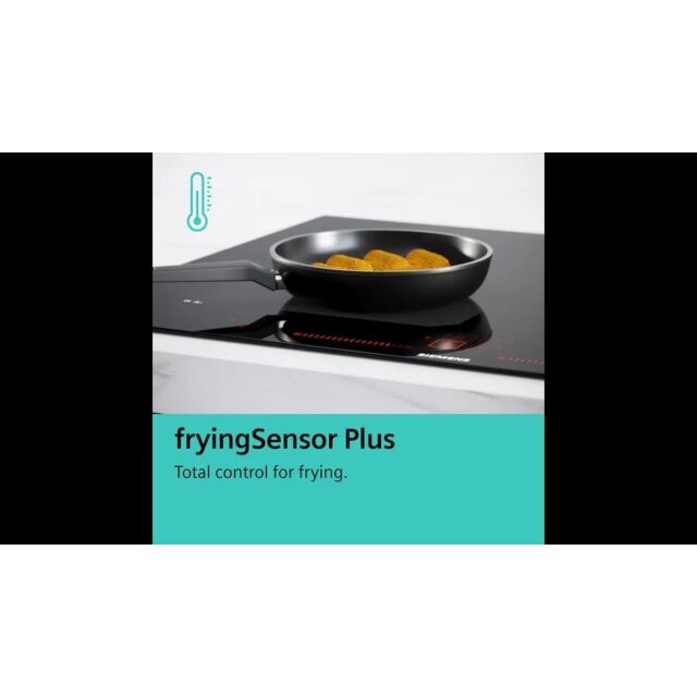 Siemens EX975LVV1E IQ700 90cm Induction Hob Black glass