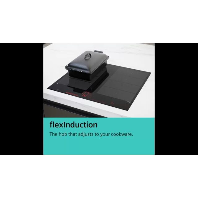 Siemens EX975LVV1E IQ700 90cm Induction Hob Black glass