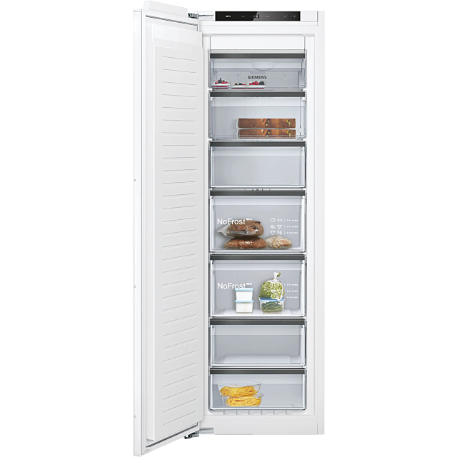 Siemens GI81NHCE0 Integrated Freezer - iQ700 - 177x55.8 built in NoFrost freezer, DayLight, 7 compar