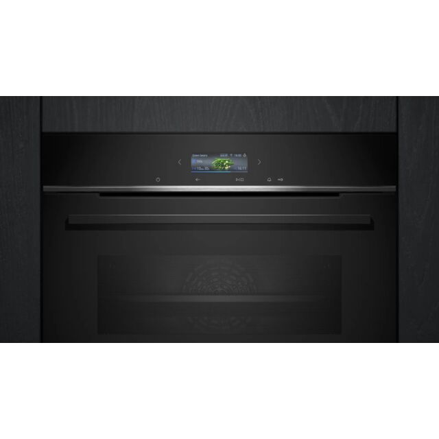 Siemens HB732G1B1B Multifunction, 10 functions, TFT touchDisplay, softMove, coolStart Black with ste