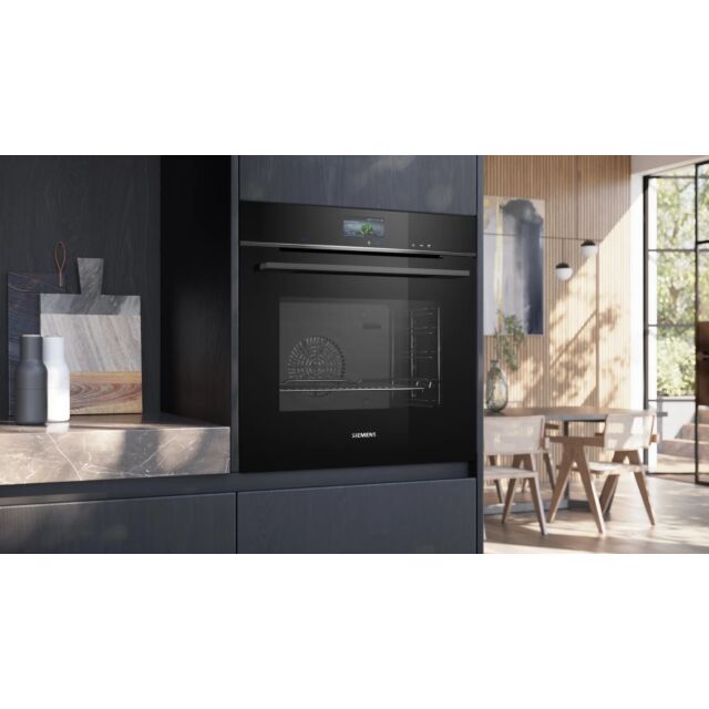 Siemens HS736G1B1B 59.4 cm Built In Electric Single Oven - Black