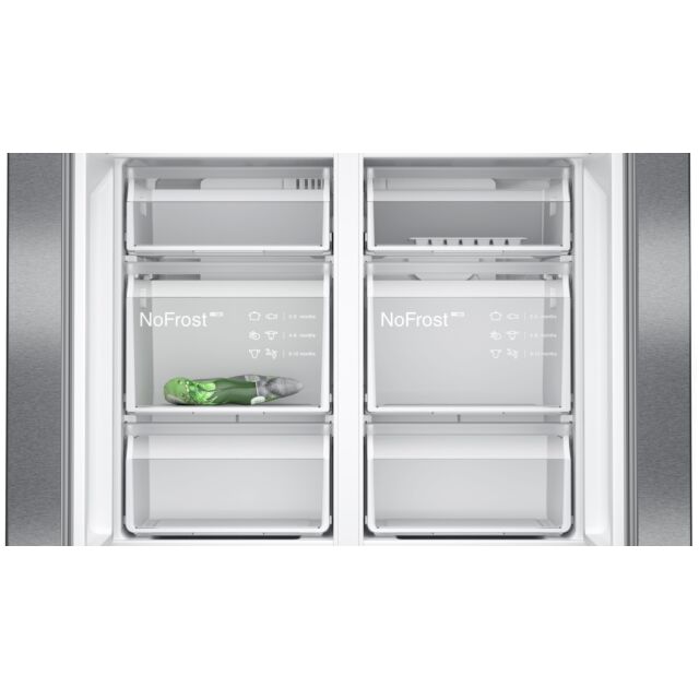 Siemens KF96NAXEAG IQ500Multi Door American Style Fridge Freezer Black stainless