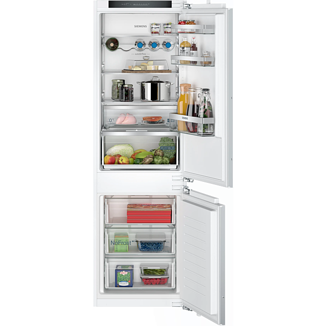 Siemens KI86NVSE0G Integrated Fridge Freezer - iQ300 - 177x54 NoFrost bottom freezer, LED light, XXL