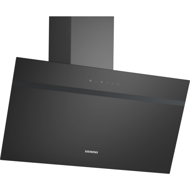 Siemens LC85KDK60B Angled Glass Chimney Hood - iQ100 - 80cm, Angled Chimney Hood, Touch Control, LED