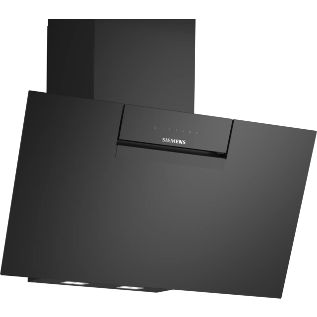 Siemens LC87KFN60B Angled Glass Chimney Hood - iQ300 - 80cm, Angled Glass Wall Hood, Smart Hood Auto