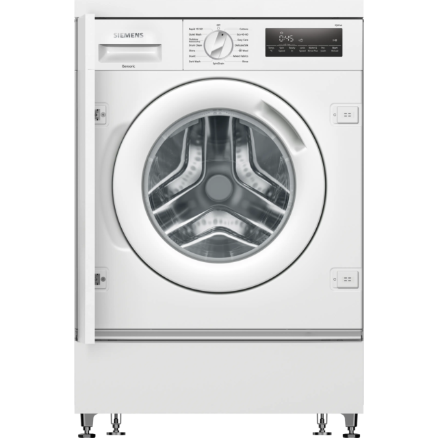 Siemens WI14W502GB Integrated Washing Machine - iQ700 - Capacity 8kg, 1400rpm, timeLight, Variable t