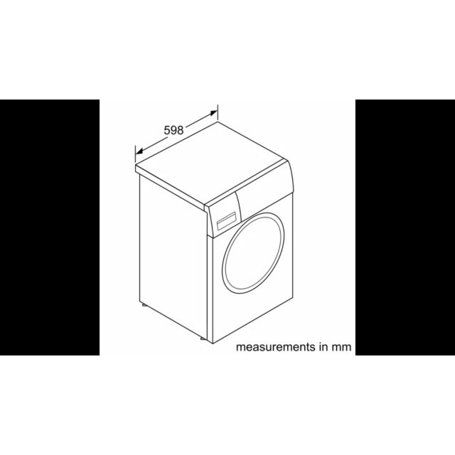 Siemens WM14XEH5GB 10Kg 1400 Spin Washing Machine - White